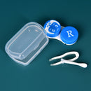 Rabdom Transparent Portable Contact Lens Case Storage Box Holder Container Z Gw