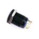 12mm Waterproof Flat Top Blue LED Metal Monmentary Push Button Switch A