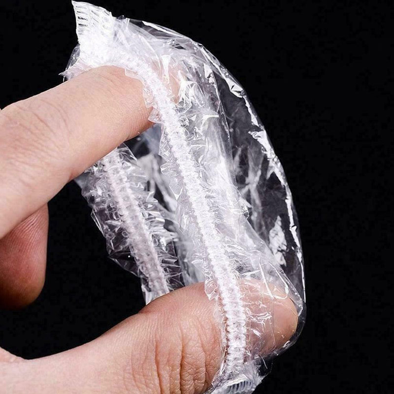 100PC Cover Hair Dye Earmuffs Bathing Waterproof Disposable Cap Tool H5Y4