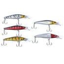 5pcs Fishing Bass Lures Diving Crankbait Minnow Bait Crank Baits Hook Tack_