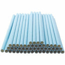 2 packs Paper Straws Birthday Wedding Baby Shower Party Stripes, Lake blue