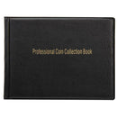 240 Grids PVC Coin Collection Book Money Holder Penny Storage Album (Black)