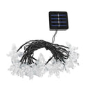 20LED Solar Power Colorful Butterfly Fairy String Light Wedding Party Decor