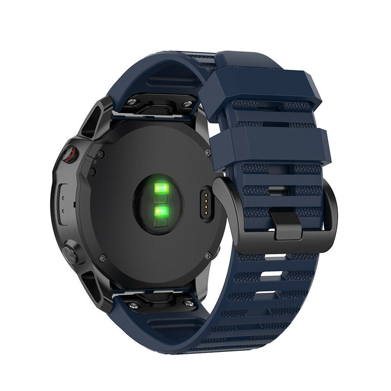 For Garmin Fenix 6X 6X Pro 5X 5X Plus 3 HR 26mm Silicone Strap Band Bracelet