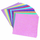 50pcs/set Square Origami Paper Single Side Shining Folding Solid Color Pape