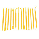 14pcs Plastic Cake Carving Pottery Shaper DIY Baking Sculpture Tools