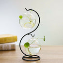 Glass Ball Tea Light Holder Candle Sand Micro Landscape Bottle, 8cm_Round