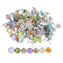 100Pcs cartoon map push pins for photos wall maps bulletin boardJA&M