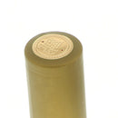 100x PVC Heat Shrink Capsules Covers for Home Brew Wine Bottles 30mm Golden