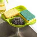 Kitchen Gadget Organizer Sink Suction Corner Shelf Wall Cuisine Dish Rack D F8L1