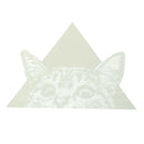 triangle cat pattern patch ironing stickers heat transfer iron on patches.ES