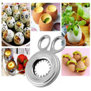 Raw Boiled Egg Shell Opener Stainless Steel Cutter Kitchen Household Gadget