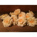 10PCS Artificial Flowers Head 10 cm For Wedding Decoration DIY Wreath Gift  E7K6