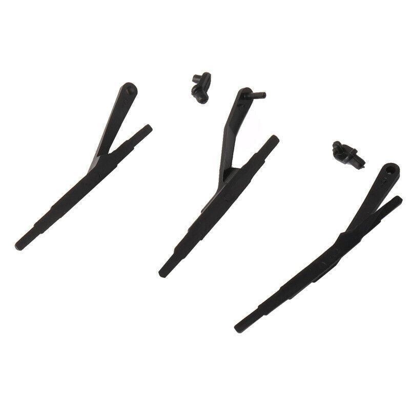 3Pcs Black Plastic Wiper For 1/10 Rc Crawler Car Traxxas Trx4 Trx-4 O4I4