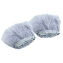 Natural 4m Gray Turkey Feather Fringe Ribbon Tassel Trim Wedding Dress Decor