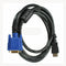 1.8M HDMI Male to VGA Video Converter Adapter Cable Cord for PC DVD 1080P HDTV