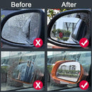 2 pcs Car Fog Film glare Rainproof Rearview Mirror Universal Trim Film W4X5