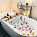20Pcs Non Slip Baby Bath Mat Shower Stickers Flower Textured Treads