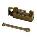 Retro Chinese Padlock Zinc Alloy Jewelry Box Lock With Key Collection