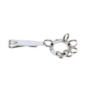 Stainless steel outdoor multipurpose Keychain Round Keychain Money Clip EDC