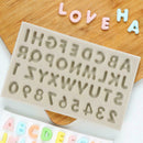 Alphabet Number Silicone Fondant Mould Cake Sugarcraft Chocolate Decor xcv