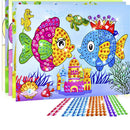 5D Diamond Embroidery Kids Painting Kit Mosaic Learning Puzzles Cartoon DIY  Z