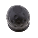 Black Tow Bar Ball Cover Cap Car Towing Hitch Towball Trailer Van 50mm