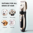 Low Noise Dog Cat Hair Trimmer Rechargeable Pet Animal Grooming Clippers