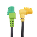 USB 3.5mm AUX Adapter Cable Socket Direct Fitment for VW Passat B6 B7 Touran