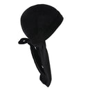 2pcs Mens Elegant Velvet Bandana Hat Long-Tail Muslim Headwear Beanie Cap
