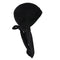 2pcs Mens Elegant Velvet Bandana Hat Long-Tail Muslim Headwear Beanie Cap