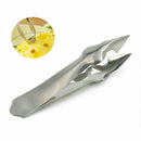 Useful Pineapple Eye Peeler Kitchen Stainless Steel Seed Remover Cutting Clips