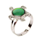 Fashion Chic 1PC Mood Ring Changing Color Turtle Adjustable Temperature Ring 0ha