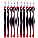 2PCS Cuticle Pusher Trimmer Cutter Remover Pedicure Manicure Nail Art Tool Kit