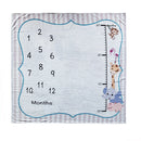 Infant Baby Photography Prop Blanket Mat Newborn Milestone Backdrop Cloth