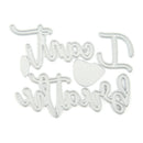 Metal Cutting Dies Stencils DIY Scrapbooking Album Letters Handcraft Paper A