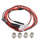 5mm Headlight RC Accessories 4 Blue LED Lights Make the Remote Control ModelQ3H3