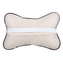 Upscale Four Seasons General leather car headrest neck pillow headrest