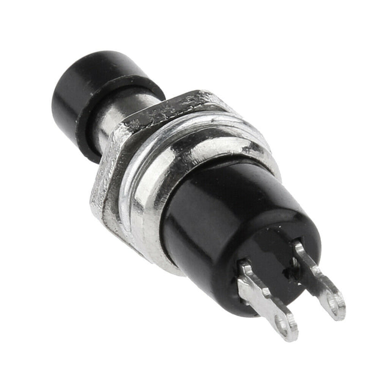 10x Pushbutton Switches Switches Release Off Black