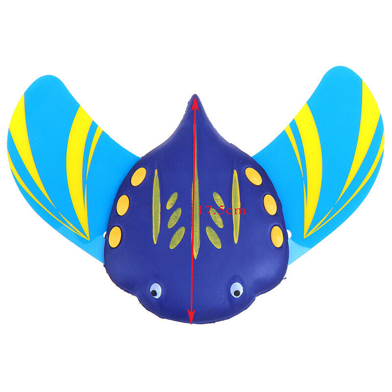 1pc  Hydrodynamic Devil Fish Toys Adjustable Fins Swimming Toys Bathtub Beach FT