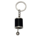 Metal Alloy 6-Speed Gearshift Gear Shift Gearbox Key Ring Keyring Keychai ICS
