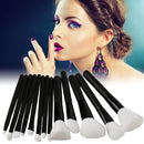 13pcs Makeup Brushes Powder Eyeshadow Blush Brush Set with PU Cosmetic Bag