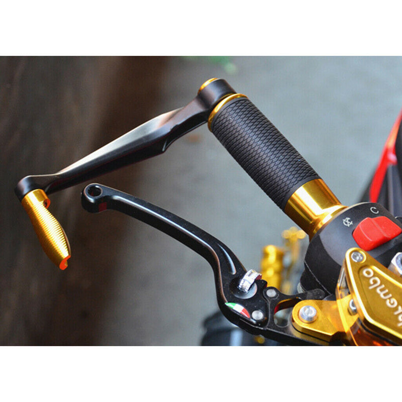 Motorcycle Telescopic Brake Clutch Levers for Yamaha R3 R25 YZF R1 R6 Orange