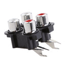 10pcs Solder Type Right Angle Female