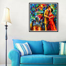 5D DIY Full Drill Diamond Painting Couple Cross Stitch Mosaic Craft Kit