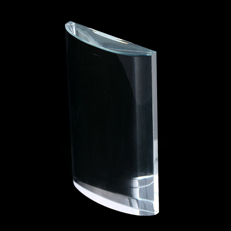 1pc U Type Smooth Curved Tile Eyelash Extension Stand Glass Glue Pallet Clear Gw