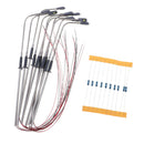 Mini Street LED Light 1/75 Landscape Lamp Post for Railway Yard Decorations