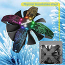 4Pin RGB Chassis Cooling Fan Quiet Frameless Cooler for Desktop Computer
