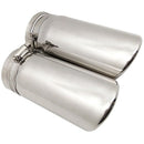 2Pcs for Mercedes Benz C180 Car Exhaust Muffler Tip Stainless Steel Pipe Ch