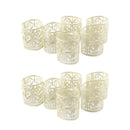 12pcs Birds Tea Light Candle Holders Flameless Candles Wrap Gift for Wedding